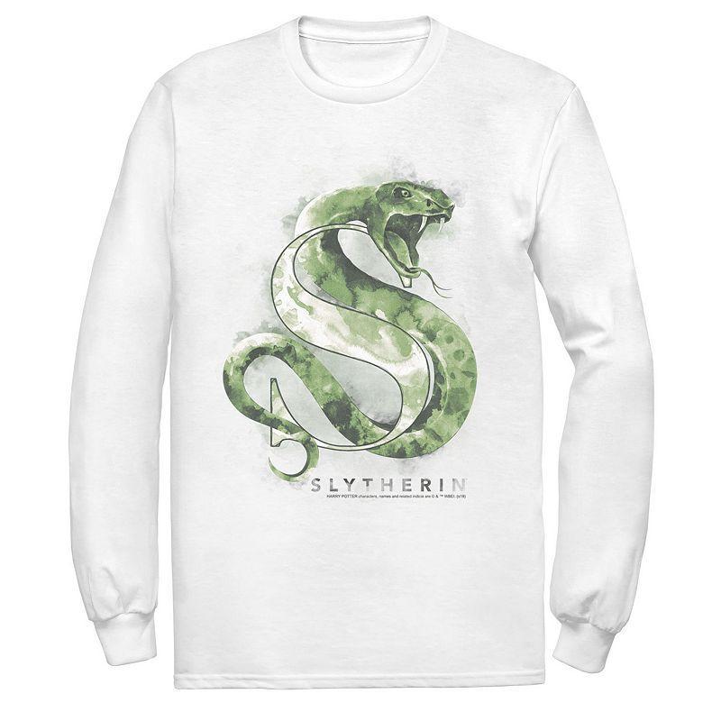 Mens Harry Potter House Slytherin Watercolor Tee Product Image