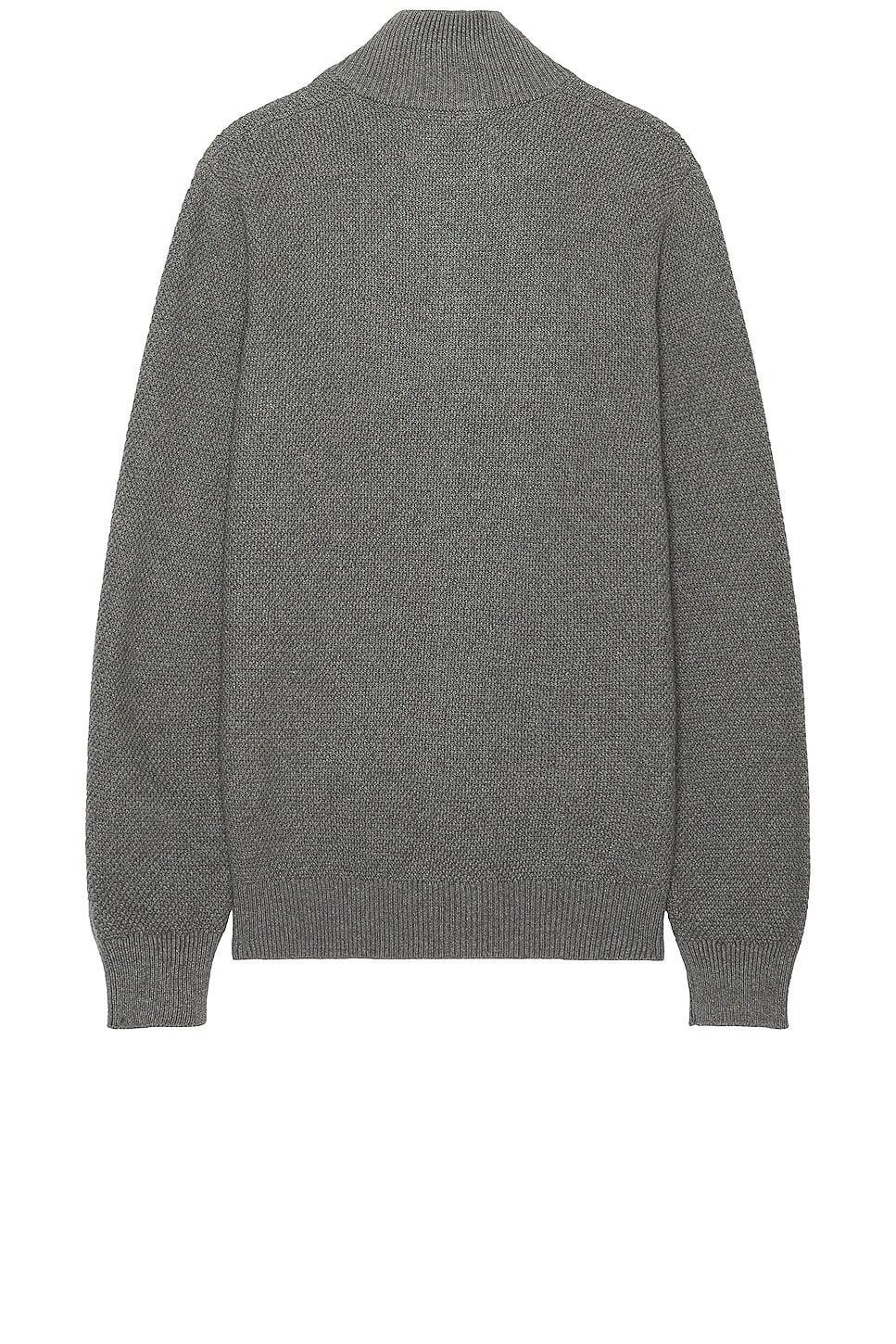 Schott Waffle Weave Sweater in Grey Product Image