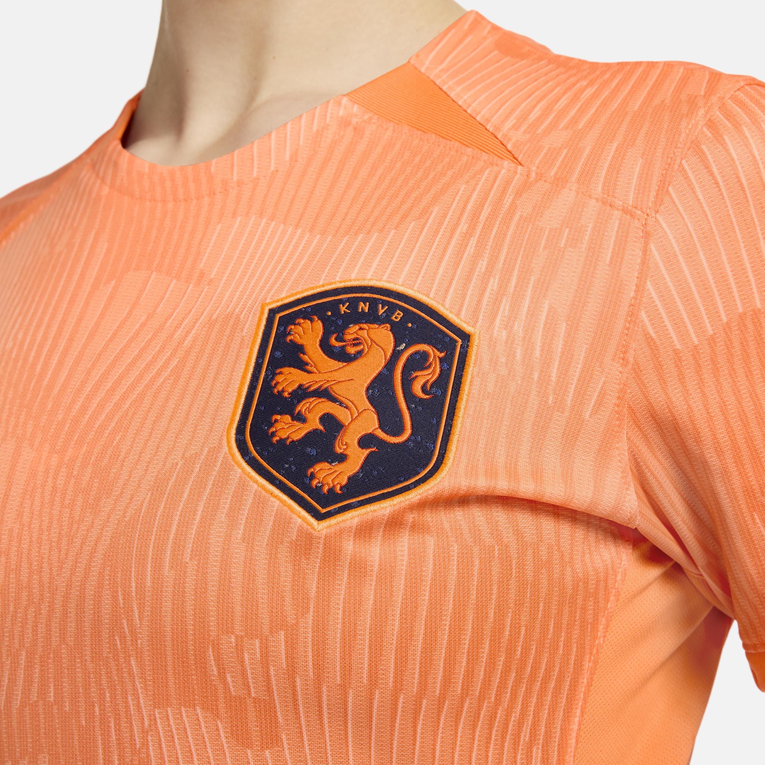 Women's Orange Netherlands Women's National Team 2023 Home Stadium Replica Jersey Product Image