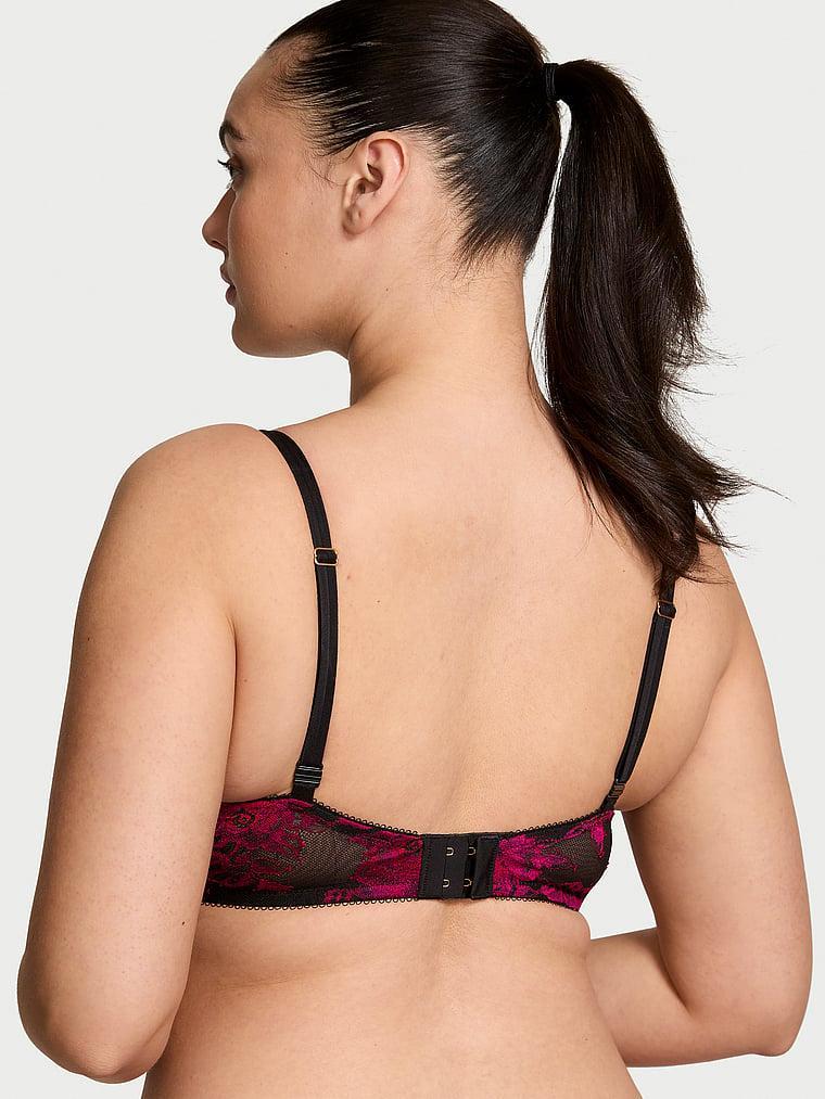 Rose Lace Push-Up Bra Product Image