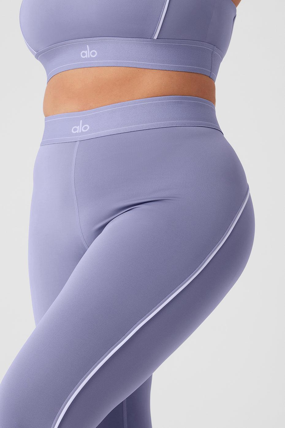 Airlift High-Waist Suit Up Legging - Lilac Blue/White Female Product Image