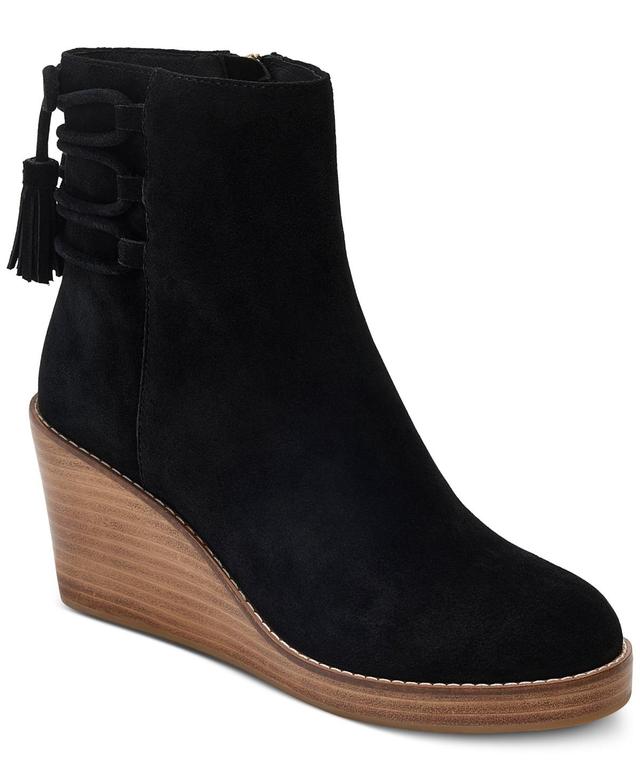 Jack Rogers Banbury Wedge Bootie Suede Women's Boots Product Image