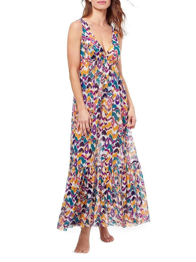 Womens Echo Ikat Maxi Dress Product Image