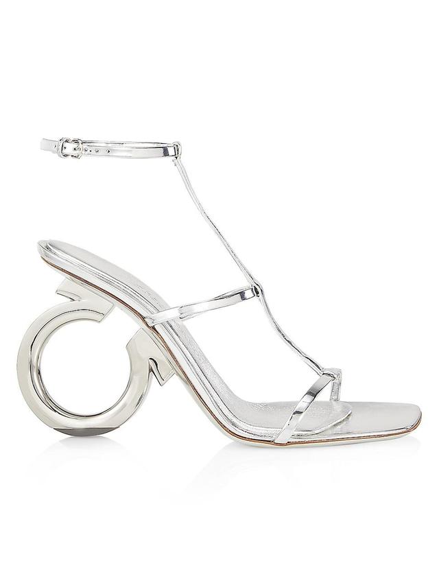 Womens Elina 105MM Gancini Heel Sandals Product Image