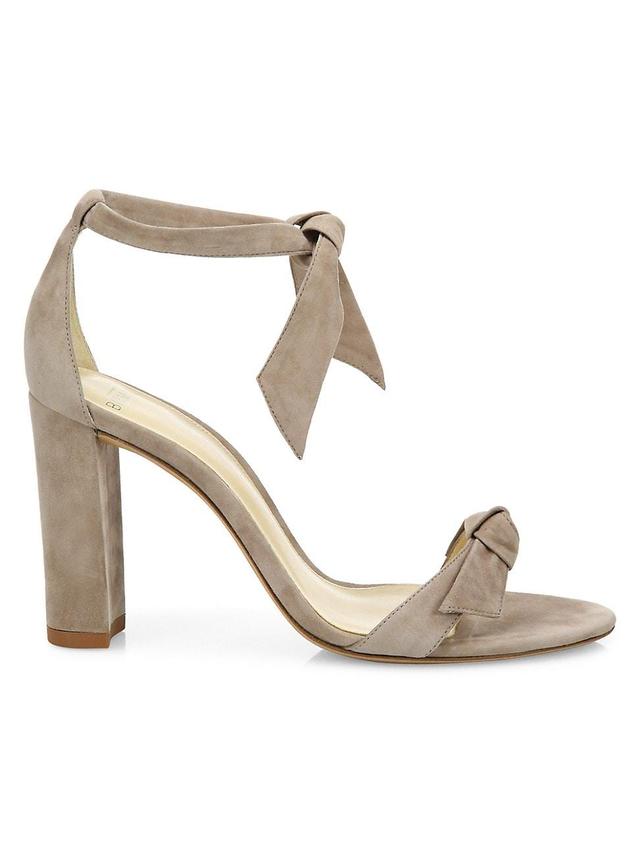 Womens Clarita Bow Suede Sandals Product Image