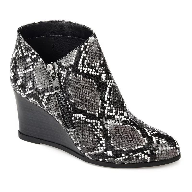 Journee Collection Womens Glam Wedge Booties Product Image