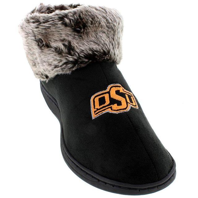 Oklahoma State Cowboys Faux-Fur Slippers, Womens Product Image