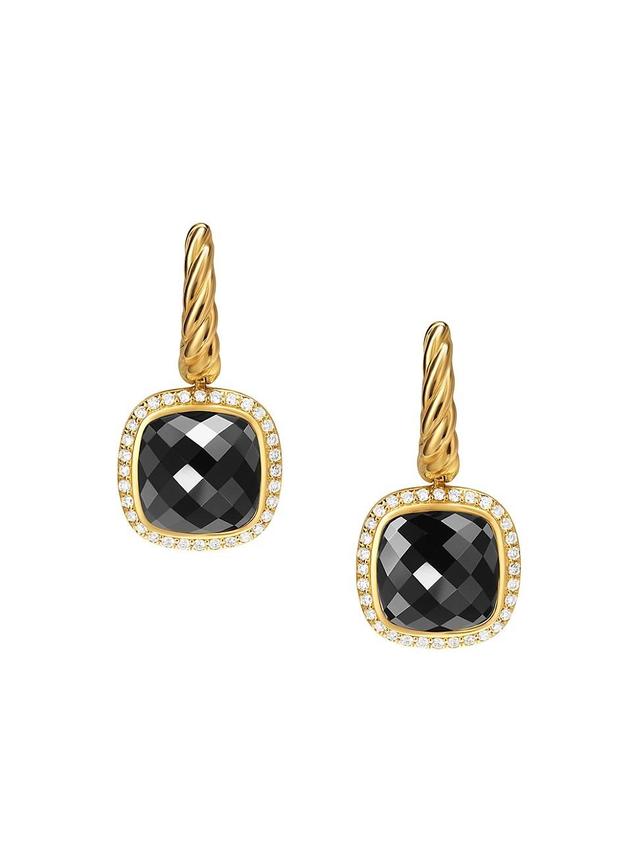 Womens Albion Drop Earrings in 18K Yellow Gold Product Image