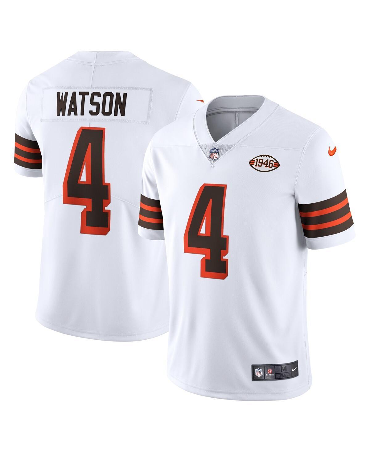 Nike Mens Deshaun Watson White Cleveland Browns 2021 Alternate Vapor Limited Jersey - White Product Image