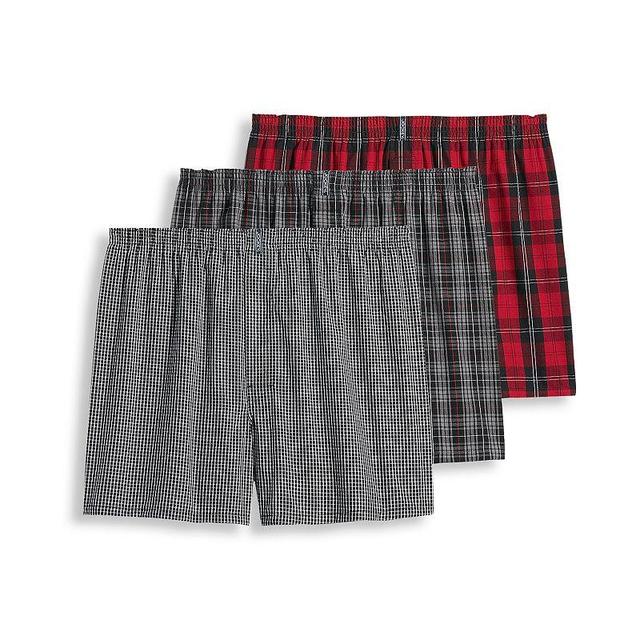 Mens Jockey 3-pack Classic Full-Cut Woven Boxers Product Image