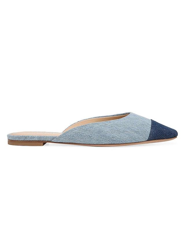 Womens Carlotta Denim Mules Product Image