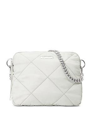 Womens Madison Quilted Metallic Crossbody Bag Product Image