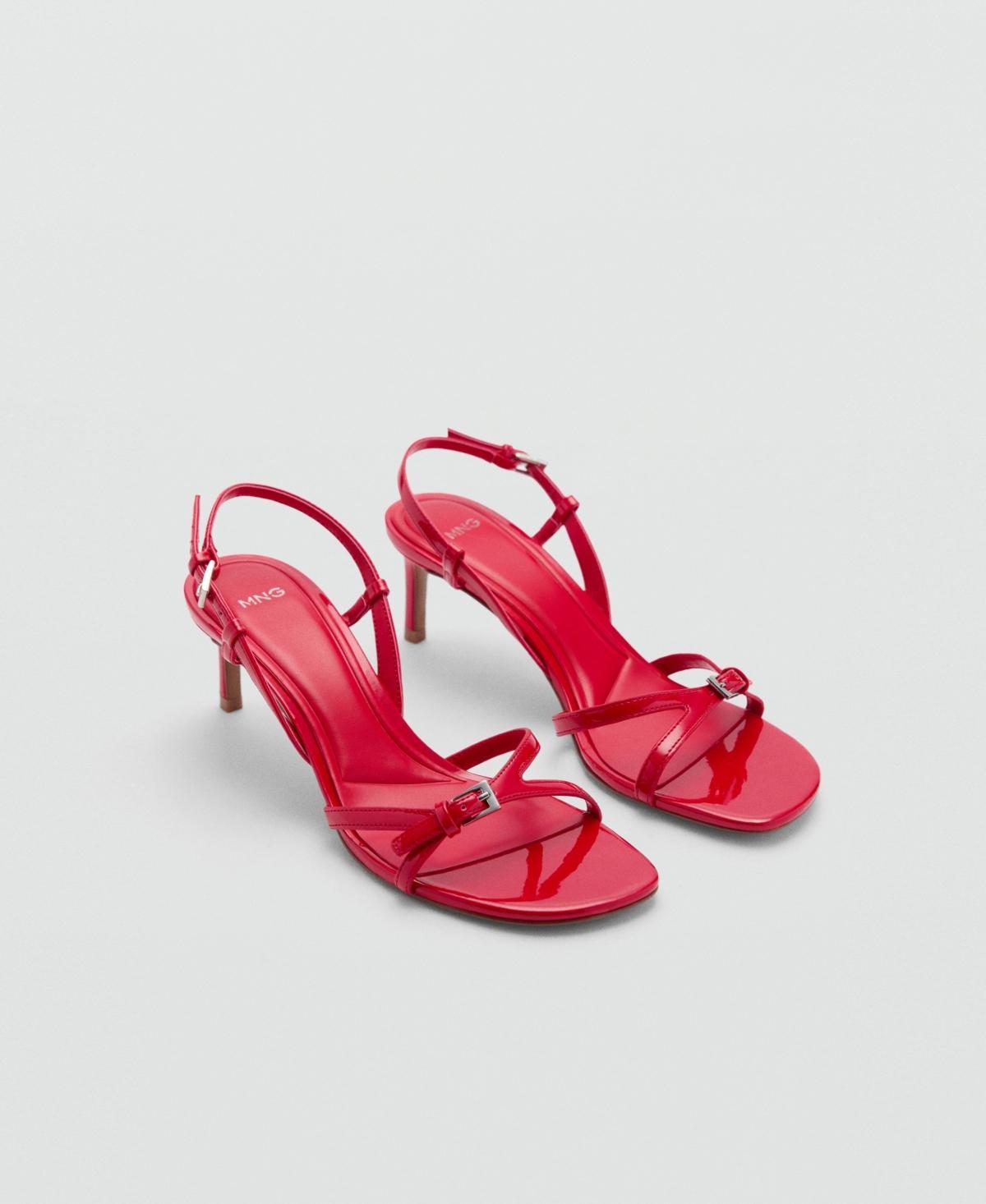 Mango Womens Strappy Heeled Sandals Product Image