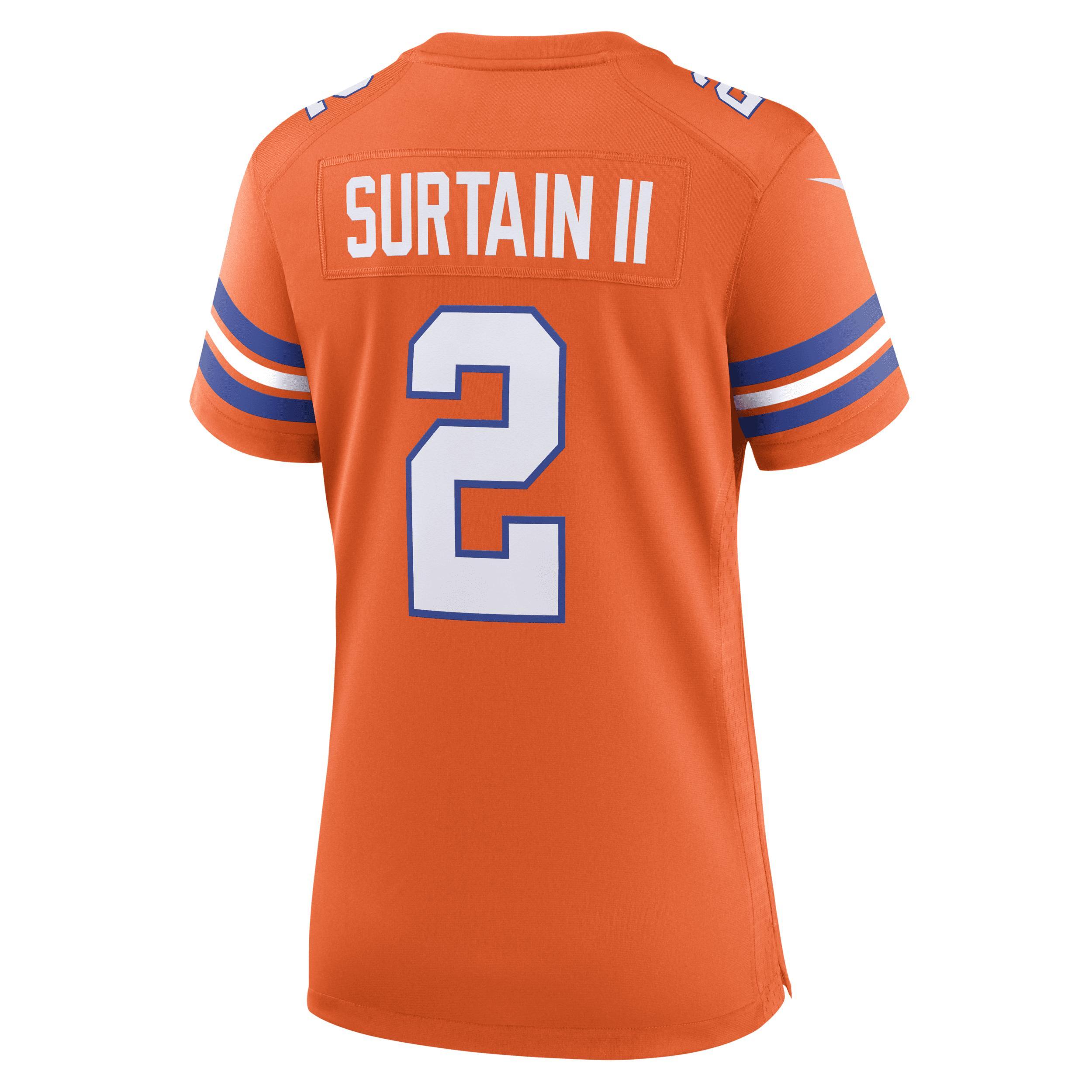 Patrick Surtain II Denver Broncos Nike Womens NFL Game Football Jersey Product Image