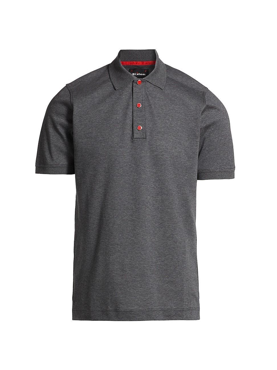 Mens Cotton Polo Shirt Product Image