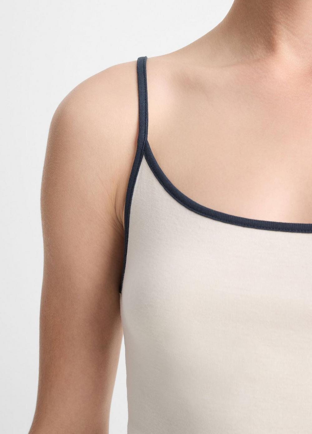 Pima Cotton Tipped Camisole Product Image