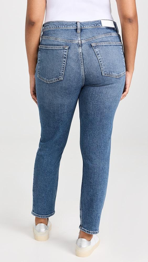 RE/DONE High Rise Comfort Stretch Ankle Crop Jeans | Shopbop Product Image