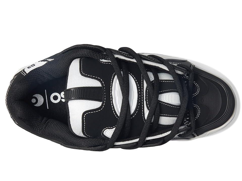 Osiris D3 2001 Black/White Multi Snake 1) Men's Skate Shoes Product Image