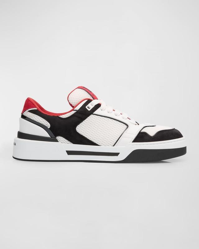 Men's New Roma Mix-Media Low-Top Sneakers Product Image