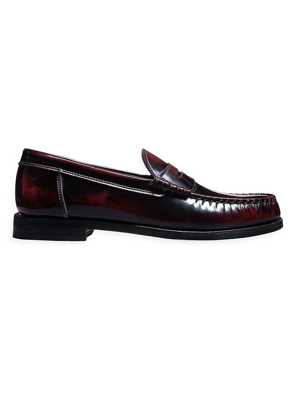 Mens Newman Leather Penny Loafers Product Image