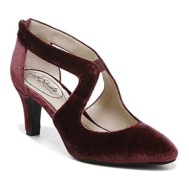 LifeStride Giovanna 2 Womens High Heels Dark Red Product Image