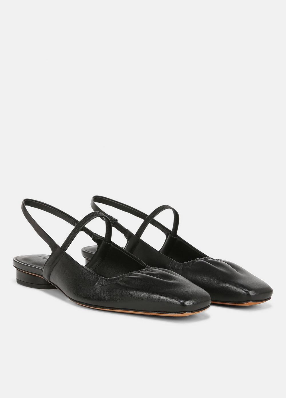 Venice Leather Slingback Flat Product Image