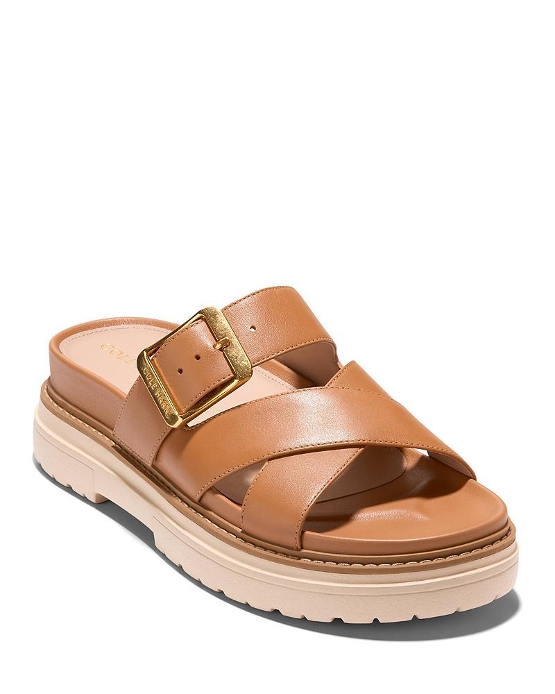 Cole Haan Womens Fraya Buckled Platform Slide Sandals Product Image