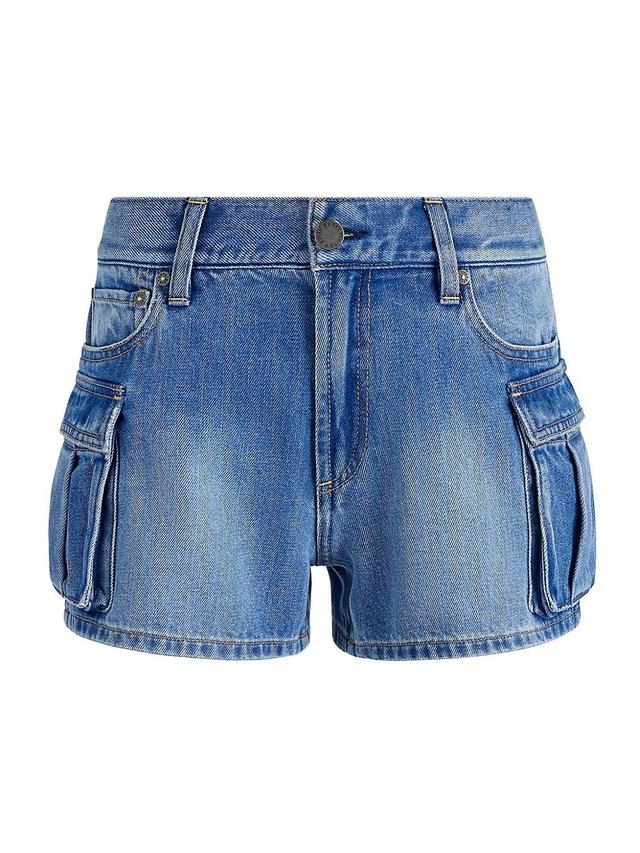 Womens Cay Low-Rise Cargo Shorts Product Image