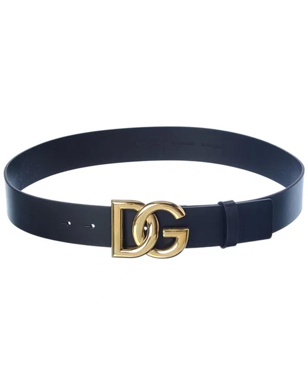 Leather Belt In Black Product Image