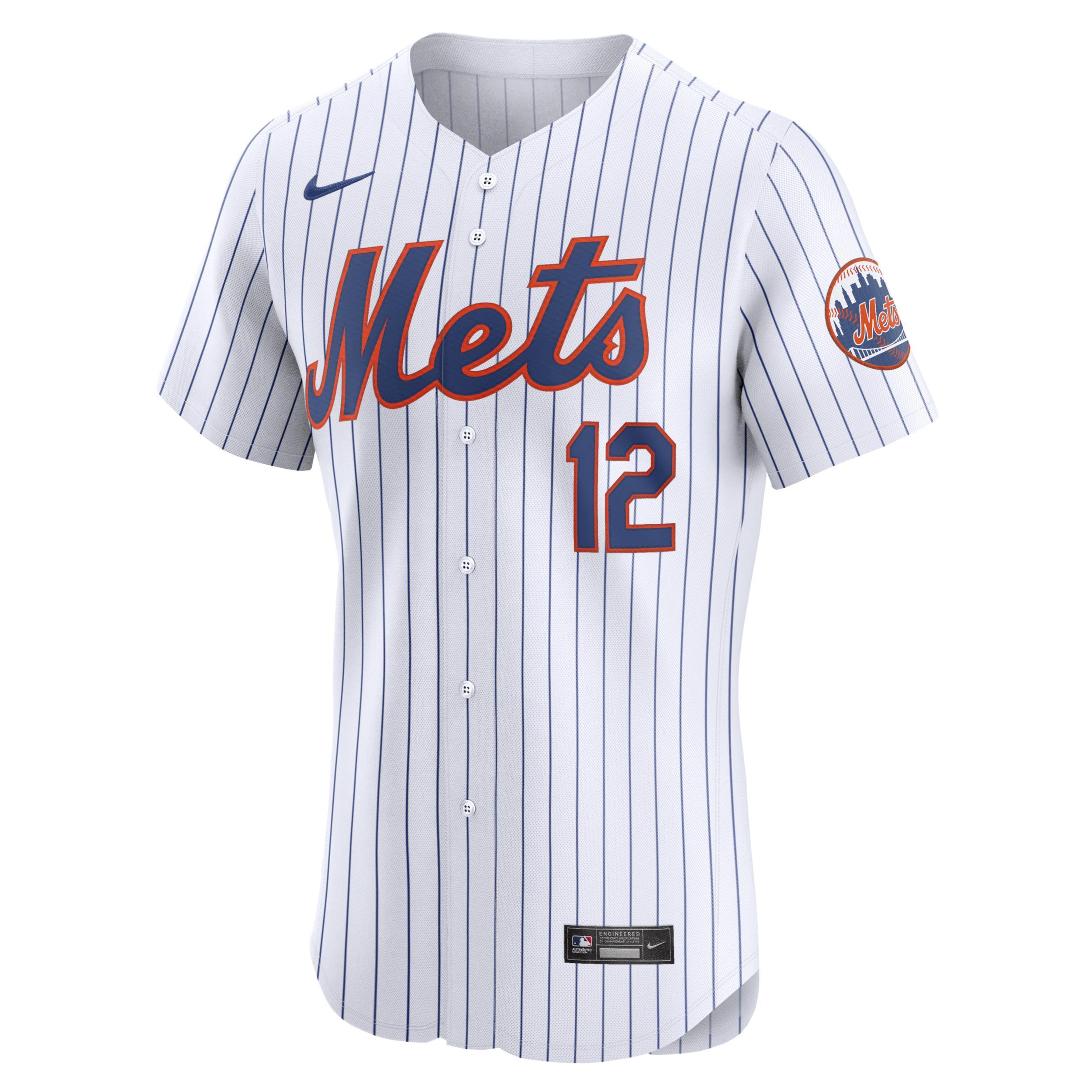 Francisco Lindor New York Mets Nike Men's Dri-FIT ADV MLB Elite Jersey Product Image