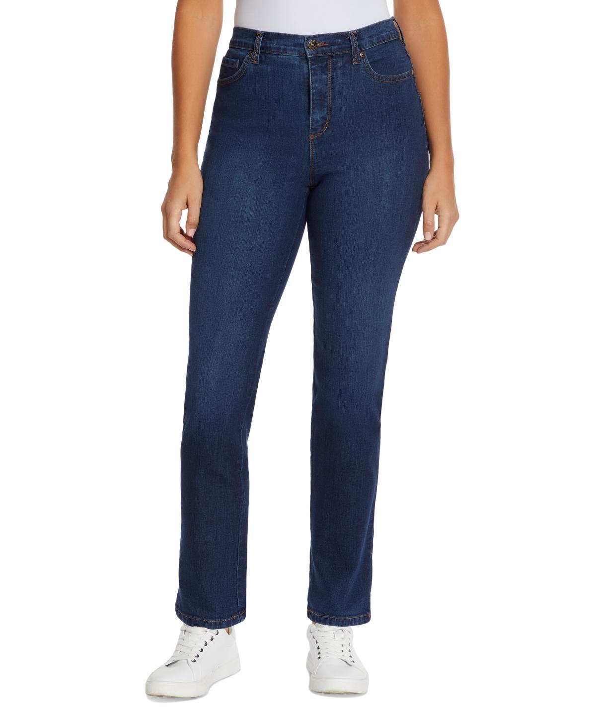 Gloria Vanderbilt Women's Amanda Classic Tapered Jean Blue Size 12 Product Image