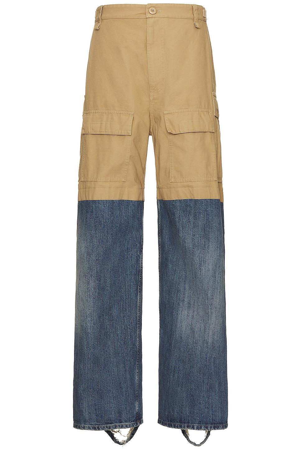 Balenciaga Patched Cargo Pant Beige. (also in M). Product Image