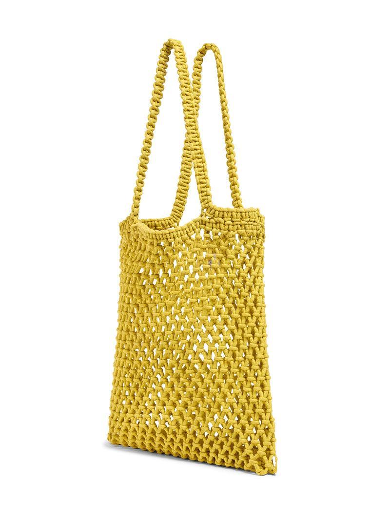 Sunwashed Macrame Tote - Mango Mint Product Image