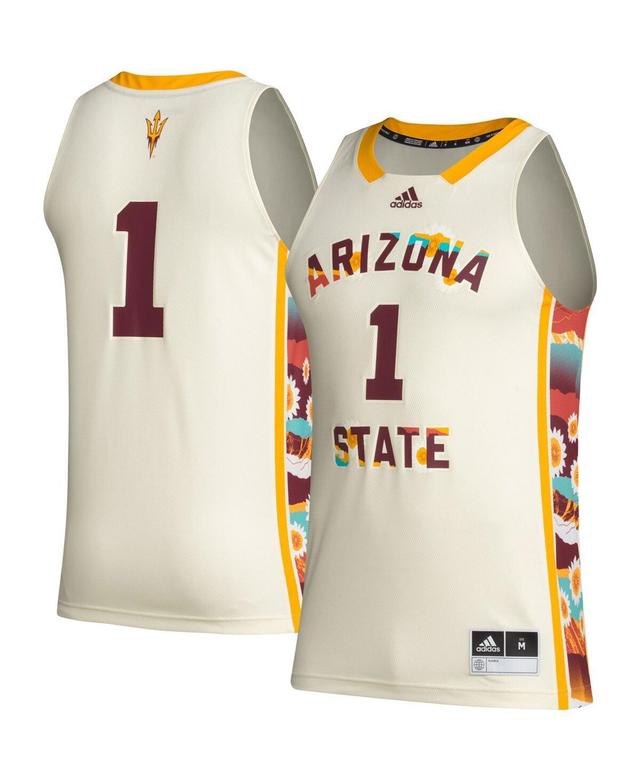 Mens adidas #1 Khaki Arizona State Sun Devils Honoring Black Excellence Basketball Jersey Product Image