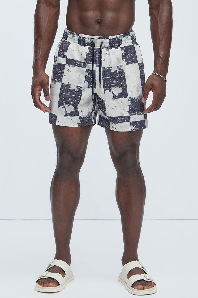 Galty Swim Trunks - Black/combo Product Image