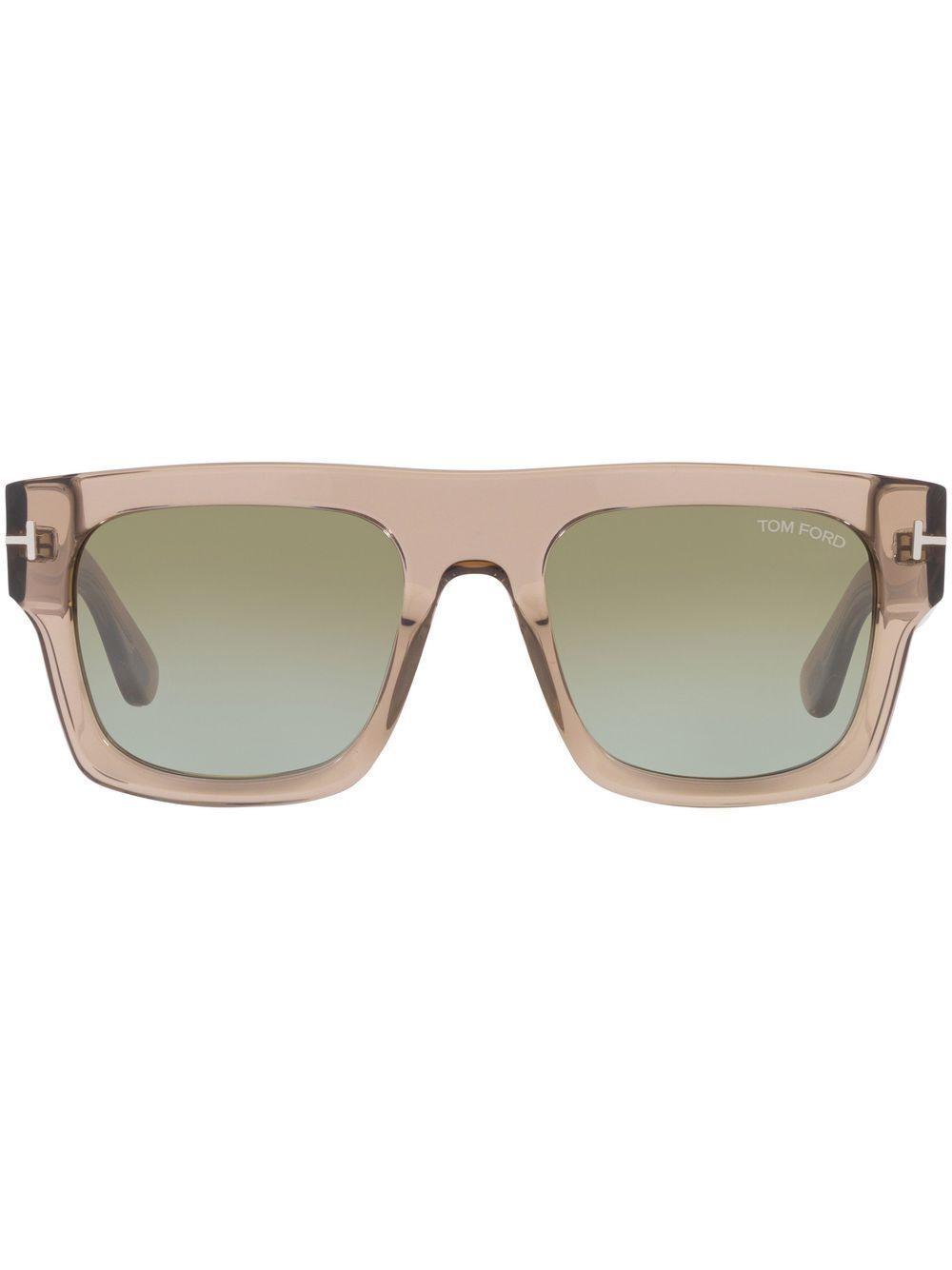 TOM FORD Square-frame Tinted Sunglasses In Brown product image