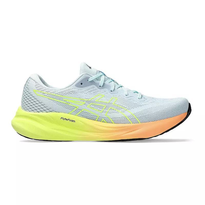 ASICS Men's GEL-Pulse 15 (Cool Grey/Safety Yellow) Men's Running Shoes Product Image