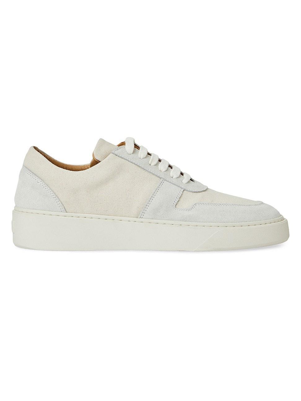 Mens Darian Suede & Canvas Low-Top Sneakers Product Image