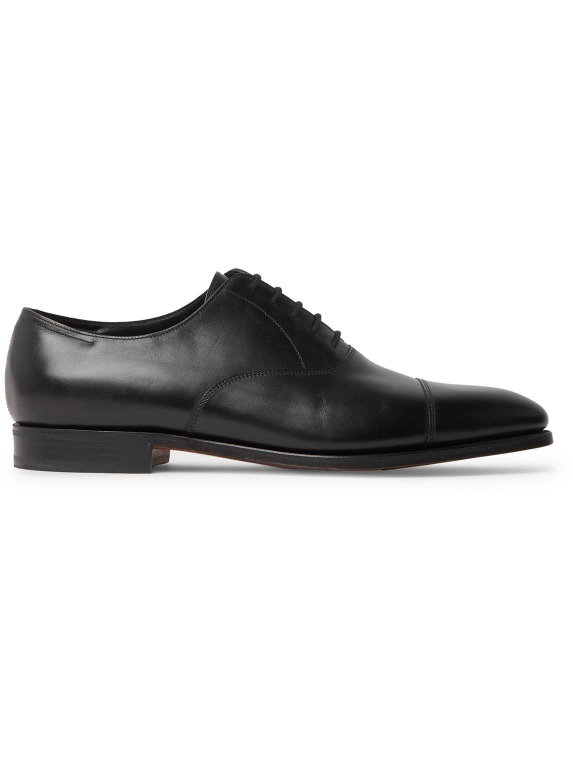 JOHN LOBB City Ii Leather Oxford Shoes In Black Product Image