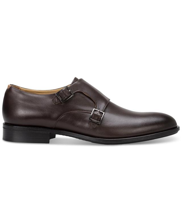 Hugo Boss Mens Colby Monk Strap Leather Dress Shoes Product Image