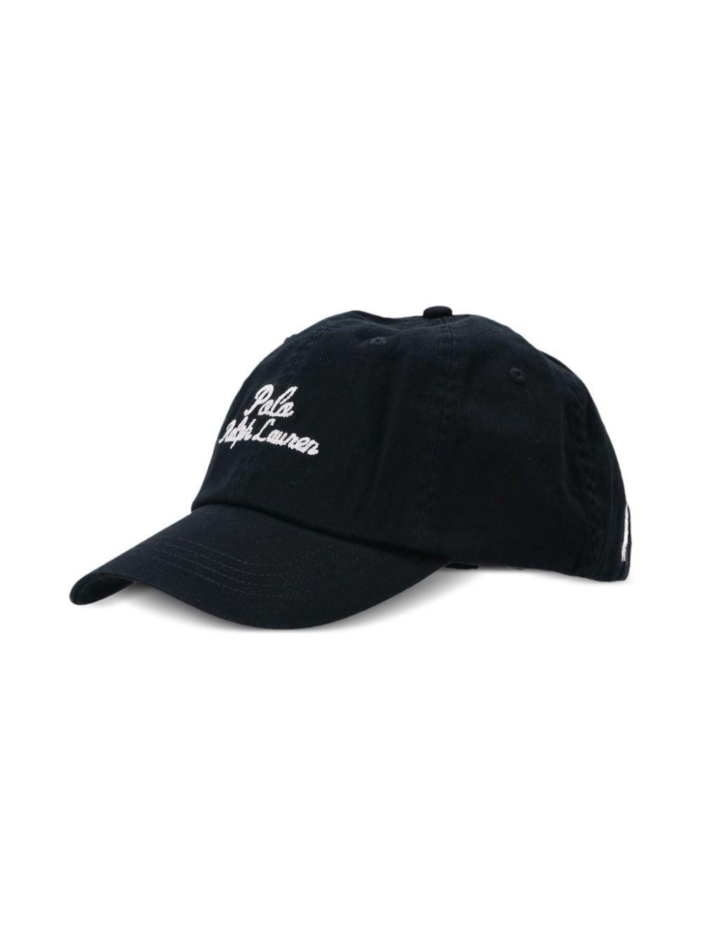 Logo-print Cotton Cap In Black Product Image