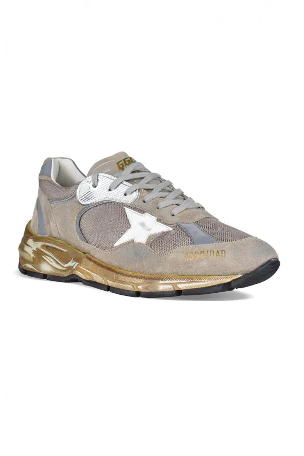 GOLDEN GOOSE Running Dad Sneakers In Cream Product Image