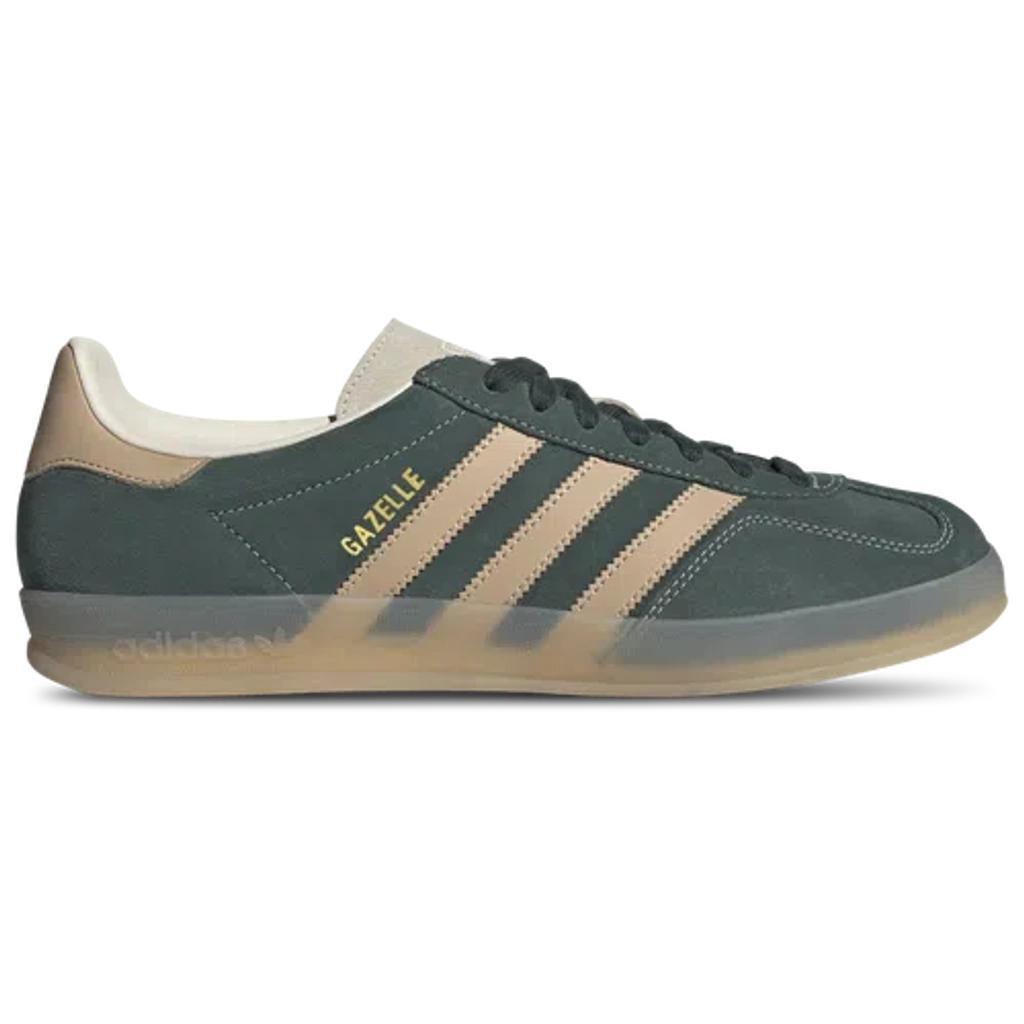 ADIDAS ORIGINALS Mens  Gazelle Indoor In Shadow Green/wonder White/warm Sandstone Product Image