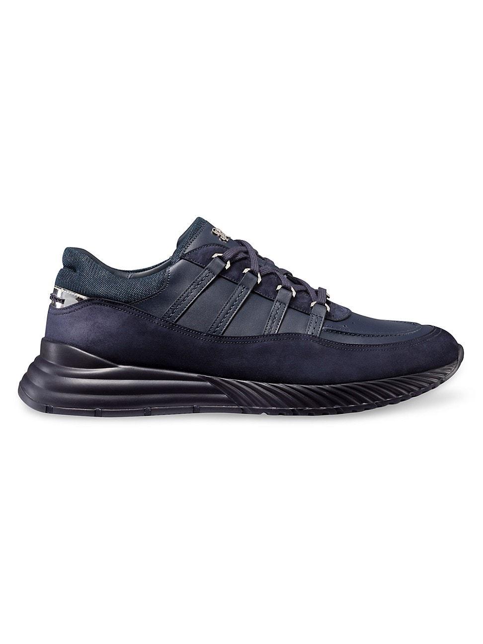 Mens Suede and Calfskin Leather Sneakers Product Image