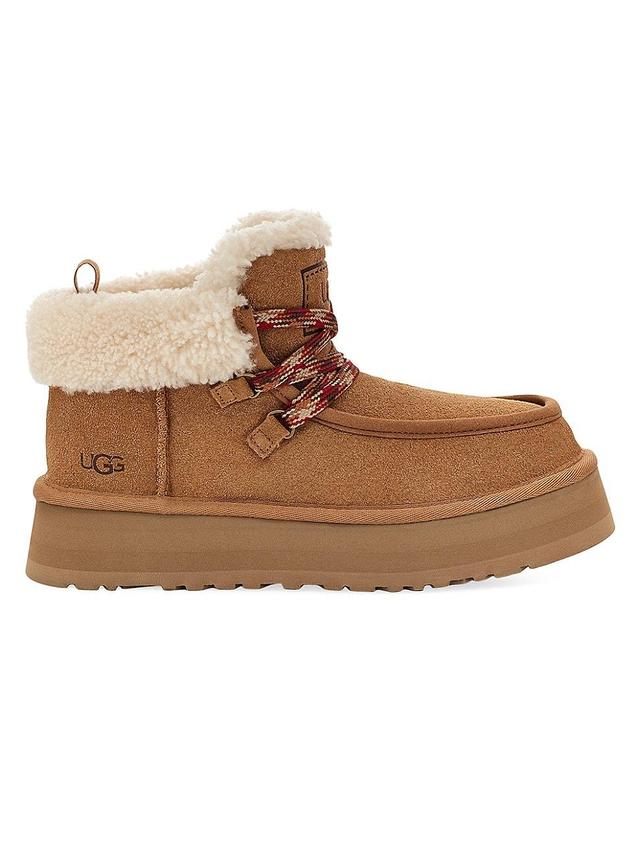 Womens Funkarra Cabin Suede & Shearling Platform Boots Product Image