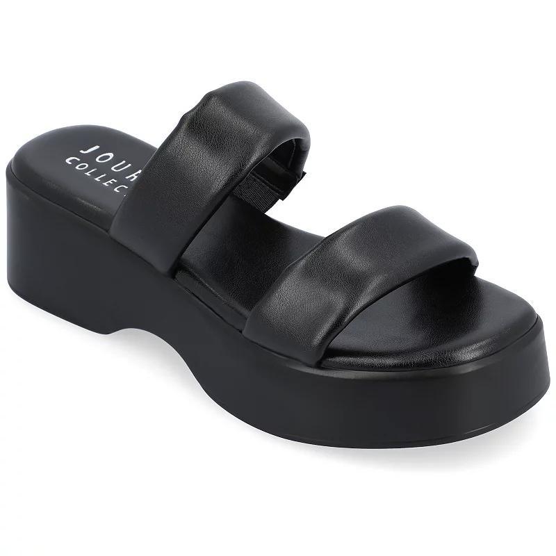 Journee Collection Veradie Tru Comfort Foam Womens Slide Platform Sandals Product Image