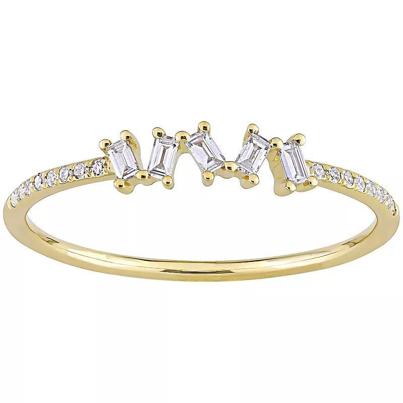 Stella Grace 14k Gold 1/6 Carat T.W. Diamond Engagement Ring, Womens 14k White Gold Product Image