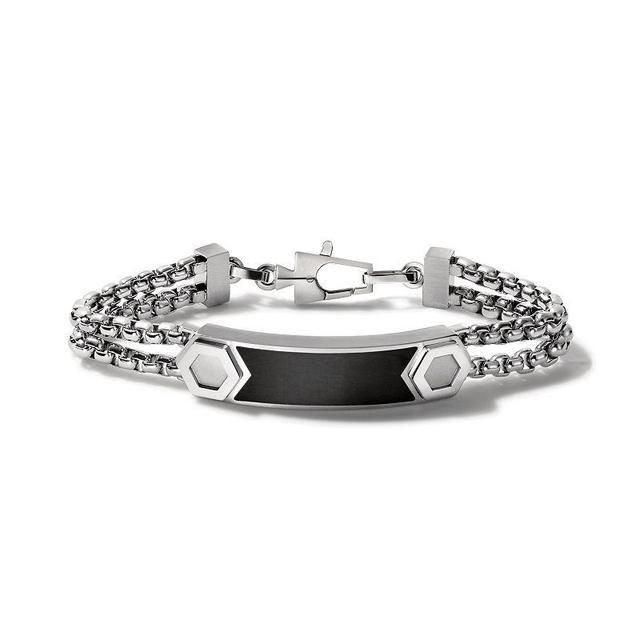 Bulova Mens Precisionist Stainless Steel ID Link Bracelet Product Image