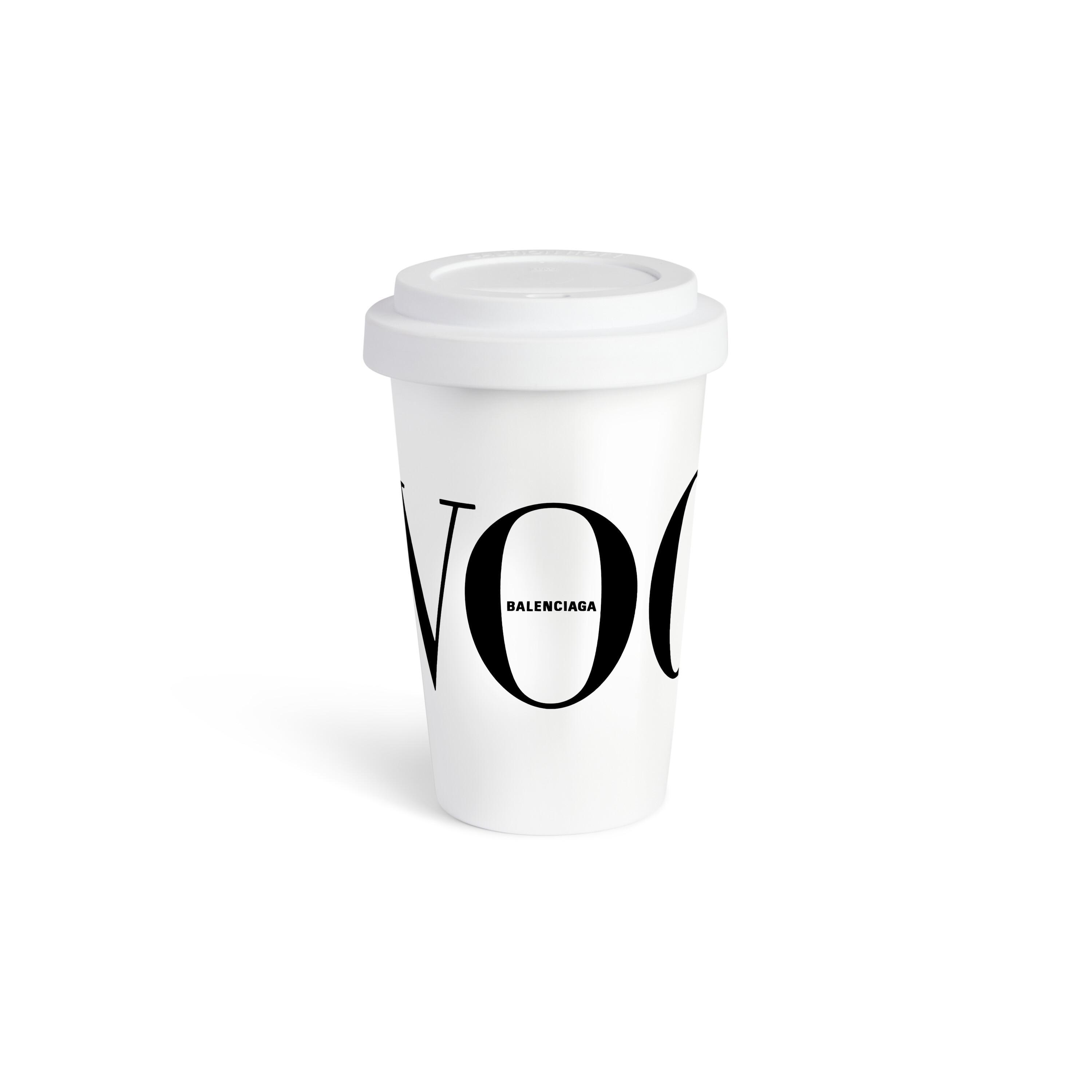 Balenciaga | Vogue Coffee Cup in White Product Image