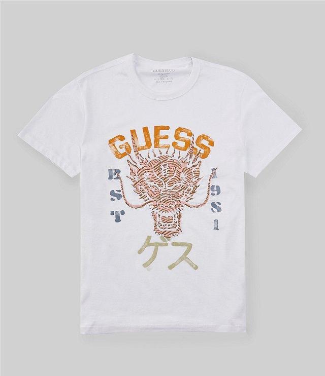 Guess Dragon Face Short Sleeve Graphic T-Shirt Product Image